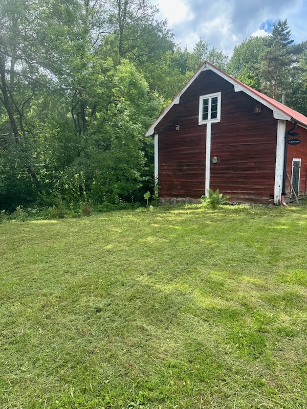 Efter gräsklippning